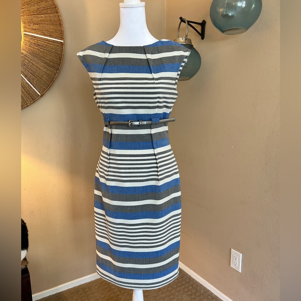 Calvin Klein striped dress - flattering cut